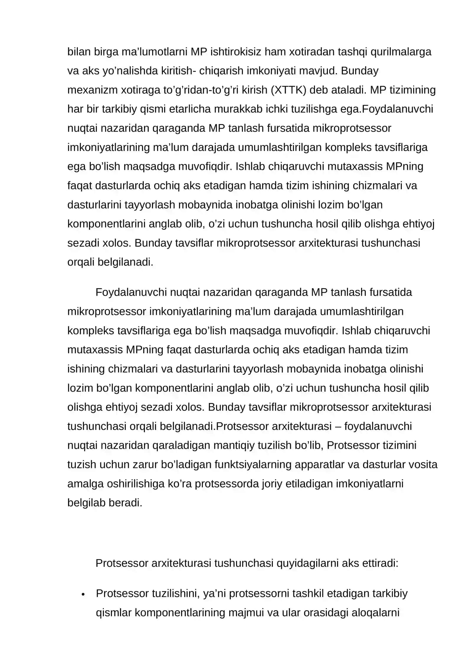 Zamonaviy signal protsessorlari arxitekturalarini o’rganish 4