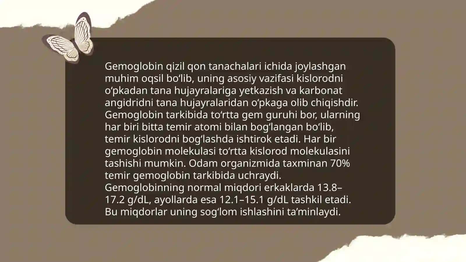 Gemoglobin va uning turlari 4
