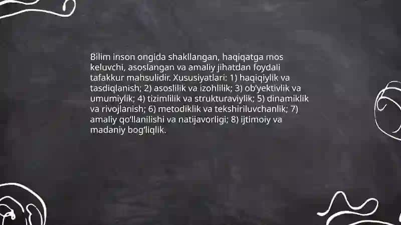 Bilish falsafasi 4