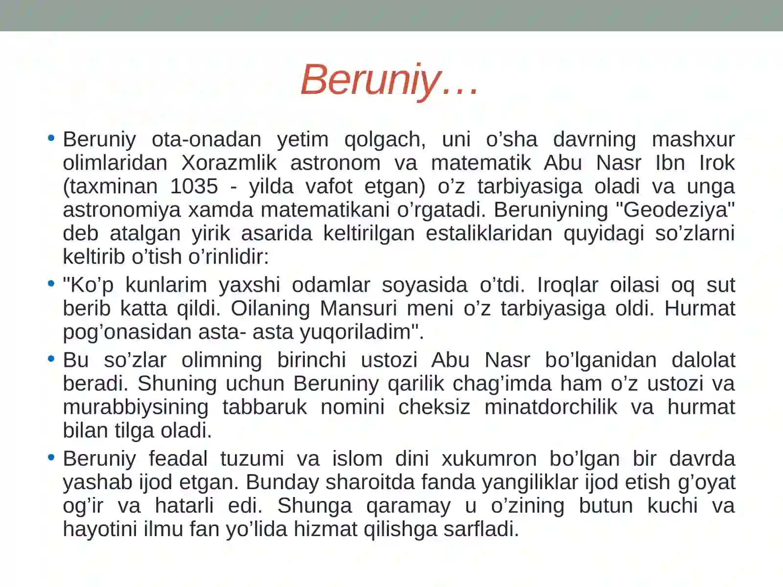 ABU RAYXON BERUNIY GEOGRAFIK VA ETNOGRAFIK OLIM 4