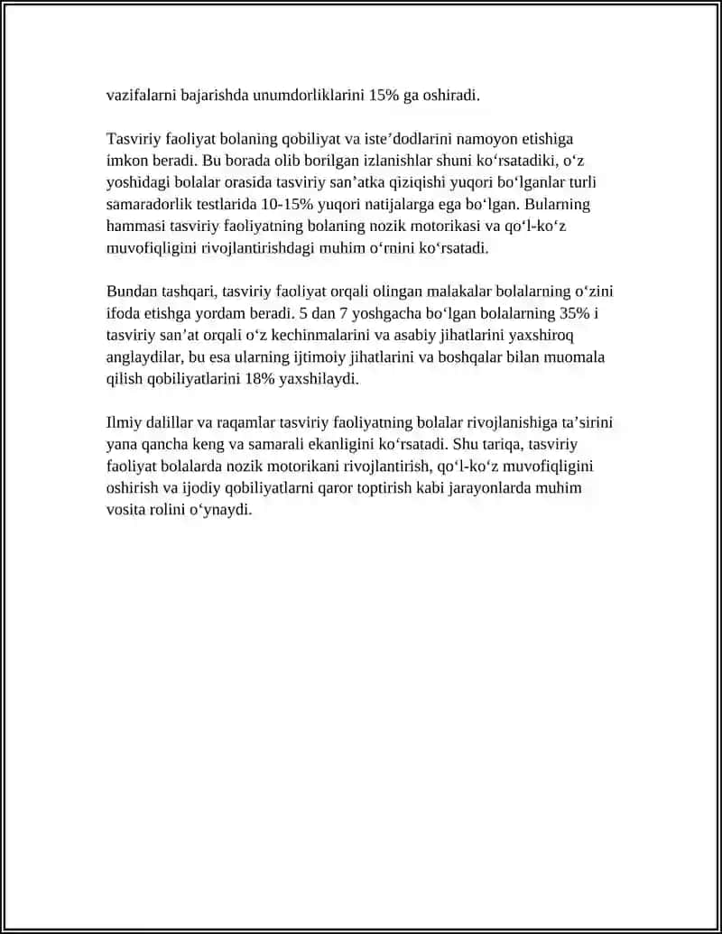 TASVIRIY FAOLIYAT 4