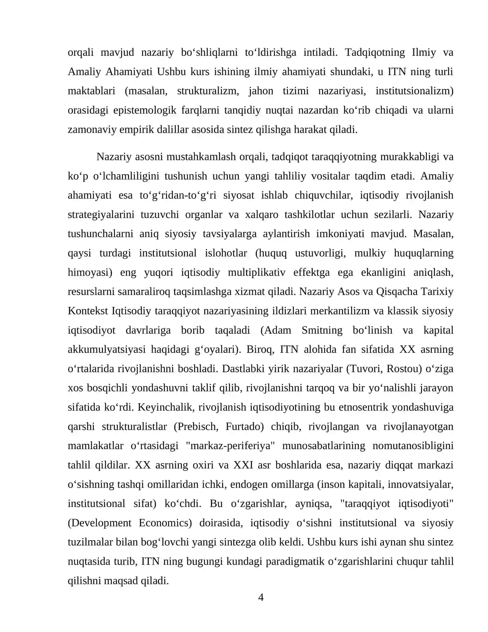 Iqtisodiy taraqqiyot nazariyasi 4