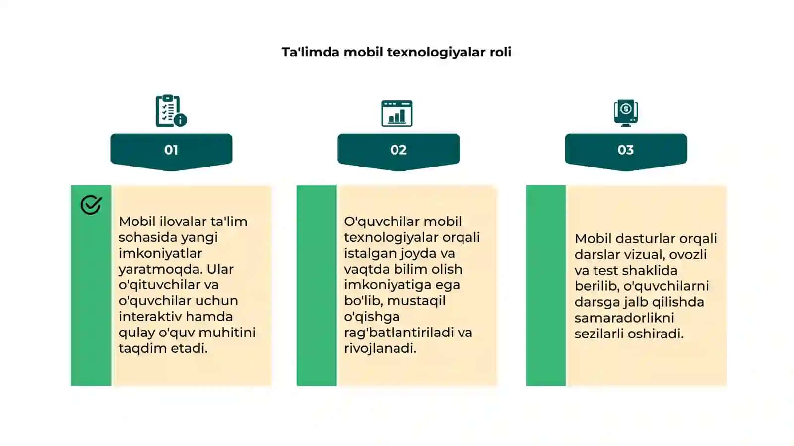 Mobil ilovalar va ta'lim: umumiy ko'rinish 4