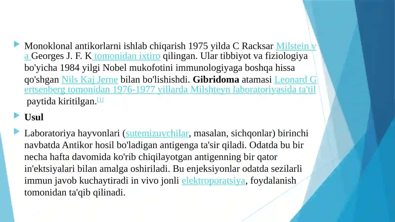 GIBRIDOMALAR TEXNOLOGIYASI. 4