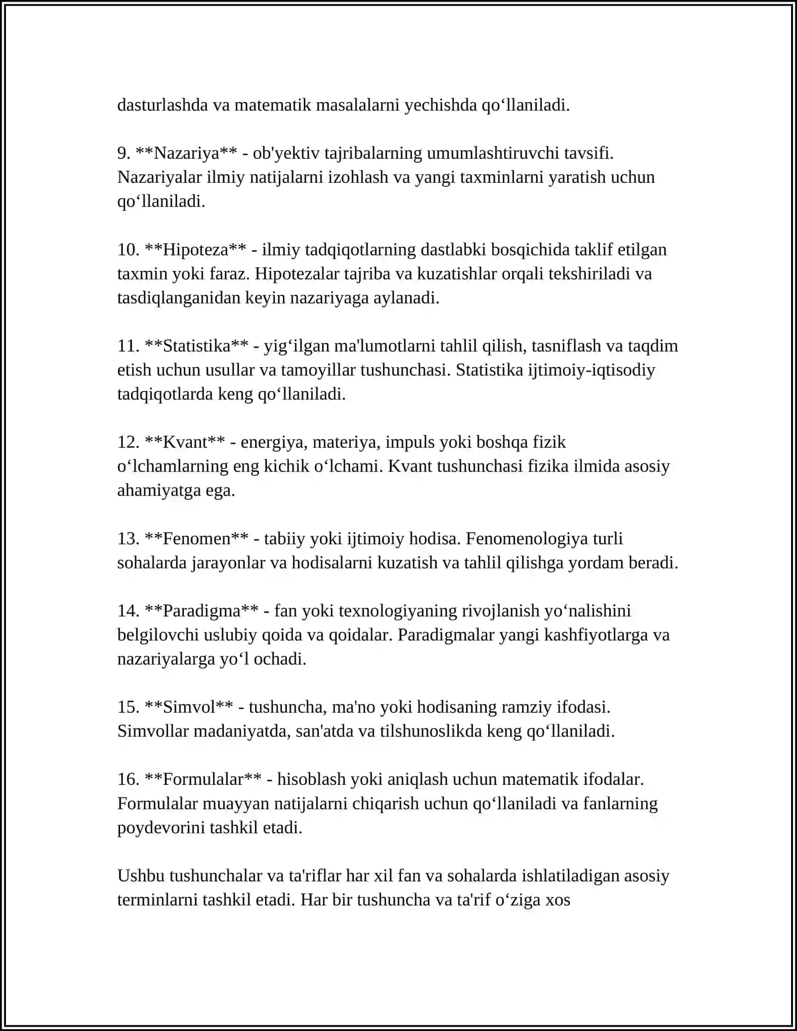 ANIQ INTEGRALNI TAQRIBIY HISOBLASH FORMULALARI 4