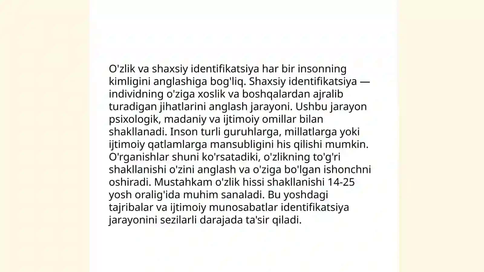 Falsafaning o'zlikdagi anglash ro'li 4