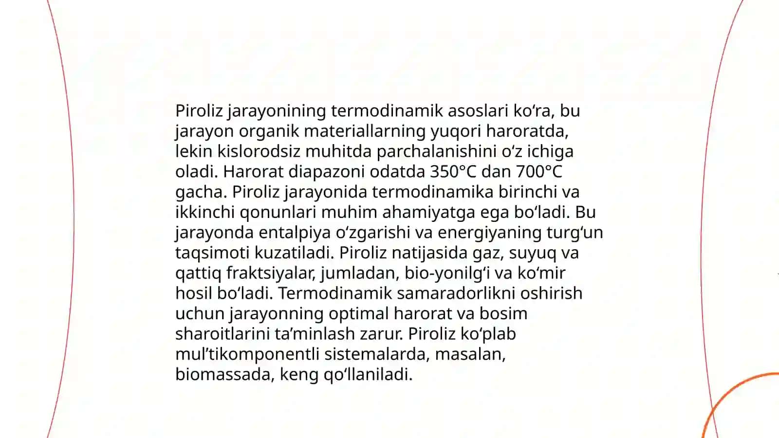 Uglevodorodlarni piroliz qilish jarayoni 4