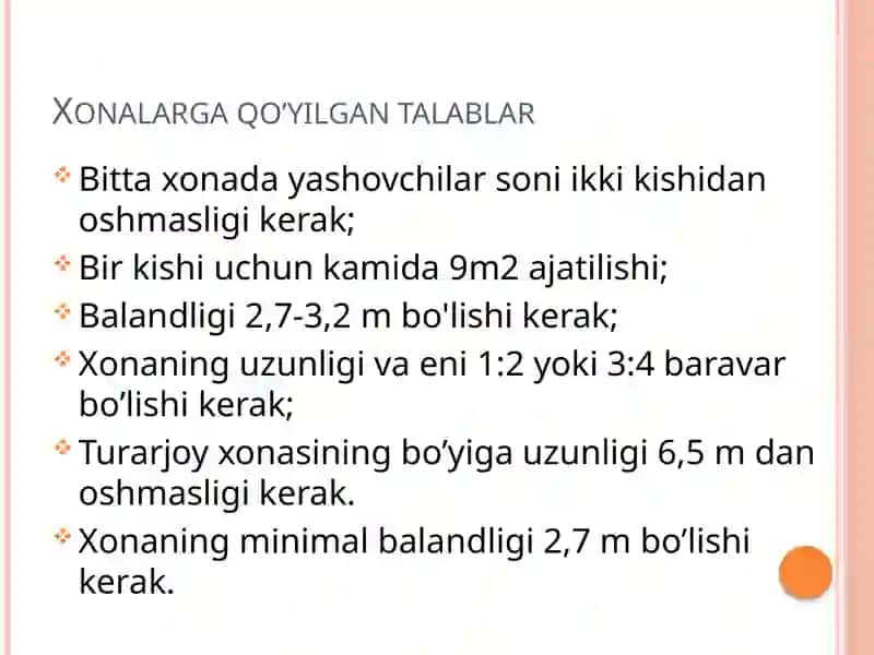 Turar joyning gigiyenik ahamiyati 4