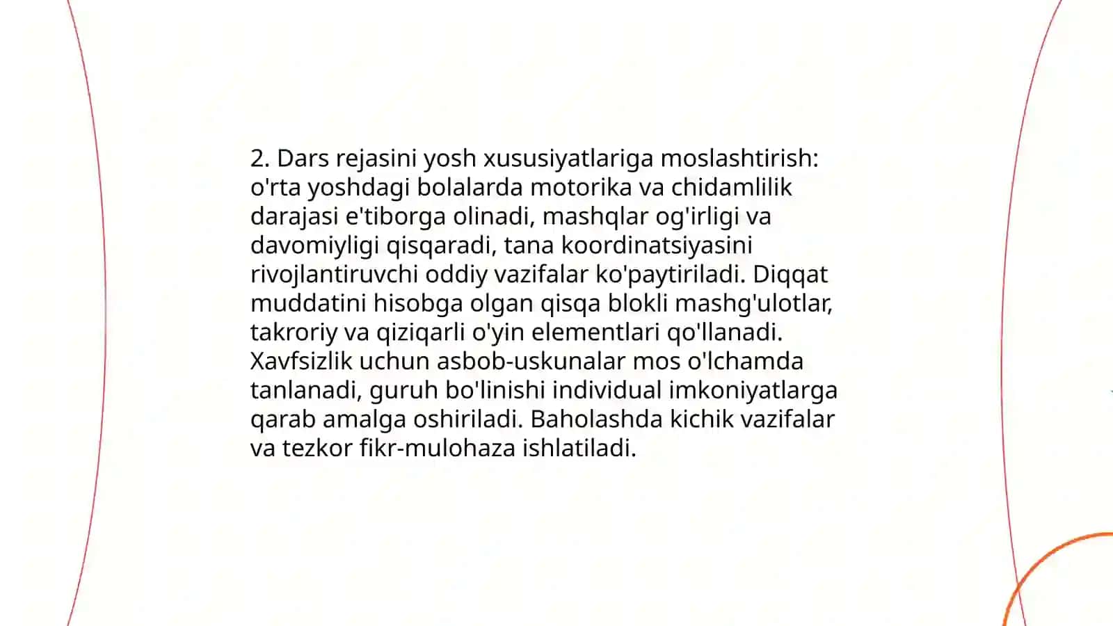 O'rta yoshdagi bolalarga harakatli o'yinlarni o'rgatish 4