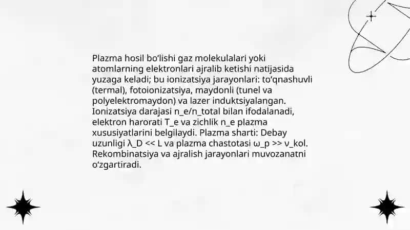Plazma haqida tushuncha 4