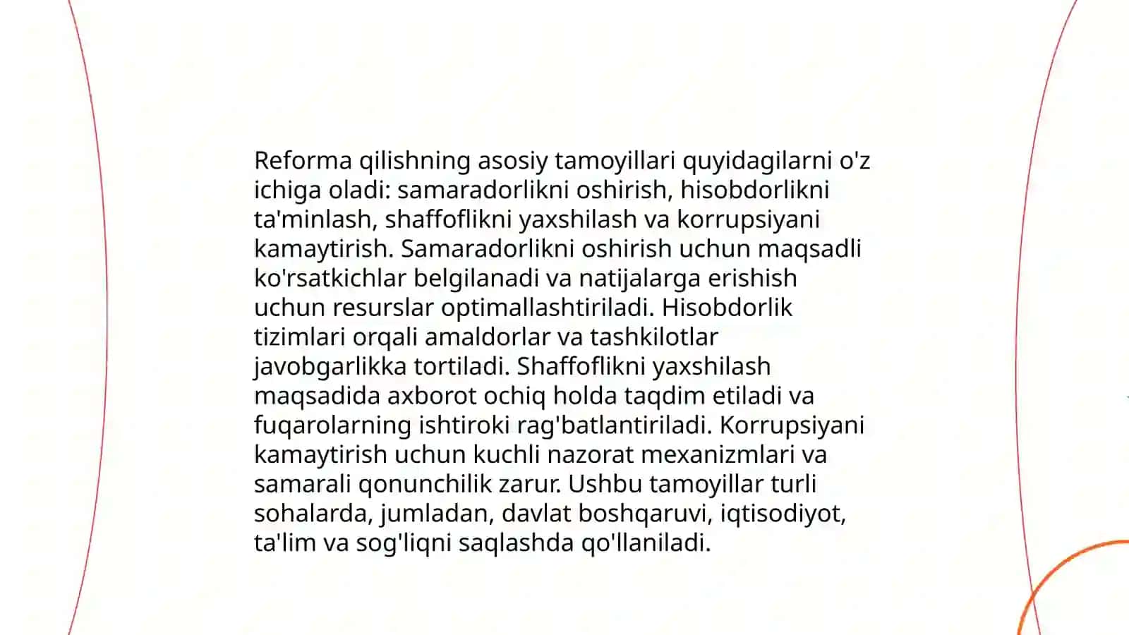 Reforning jarayoni deb nimaga aytiladi 4
