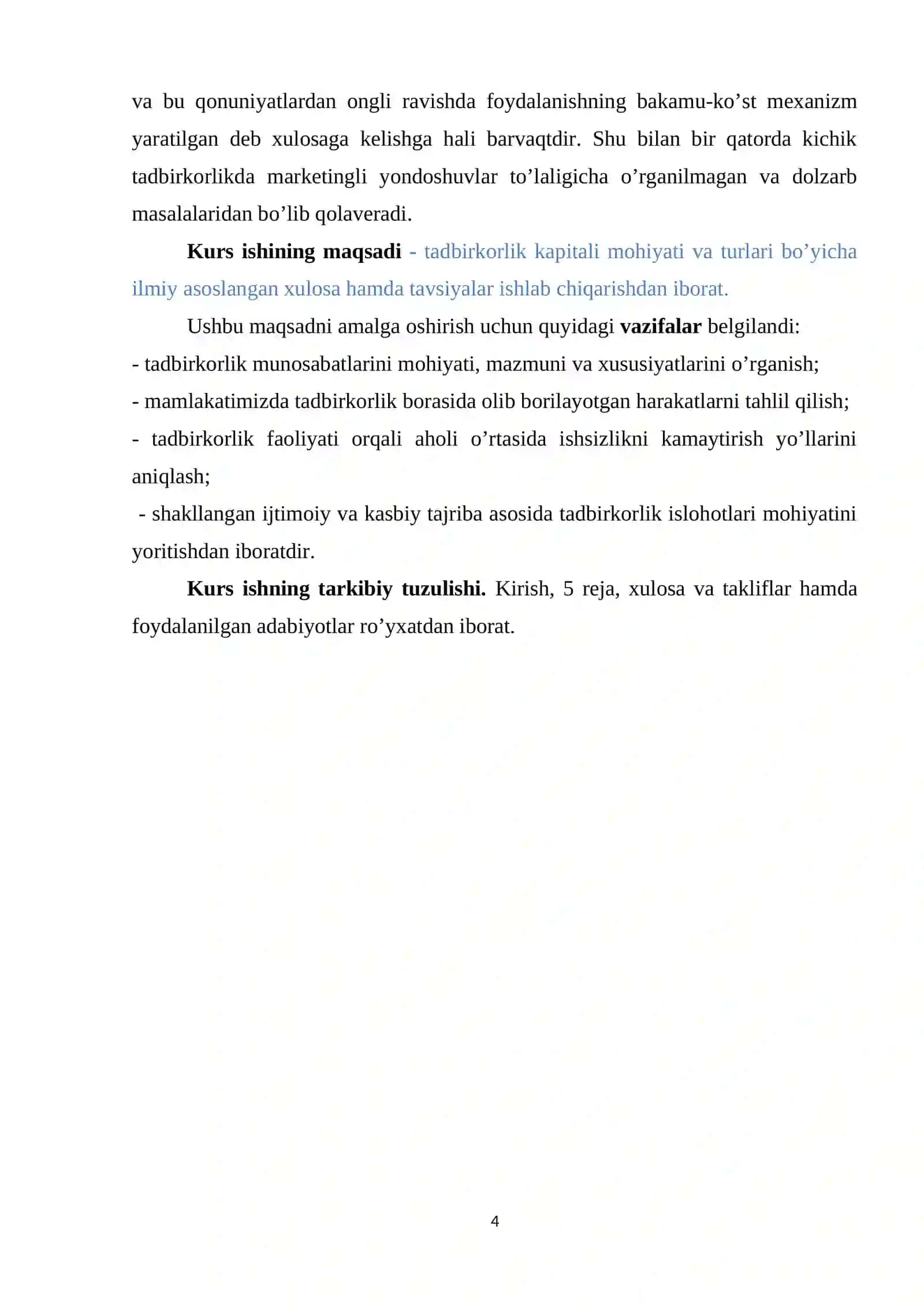 Tadbirkorlik kapitalining mohiyati va turlari 4