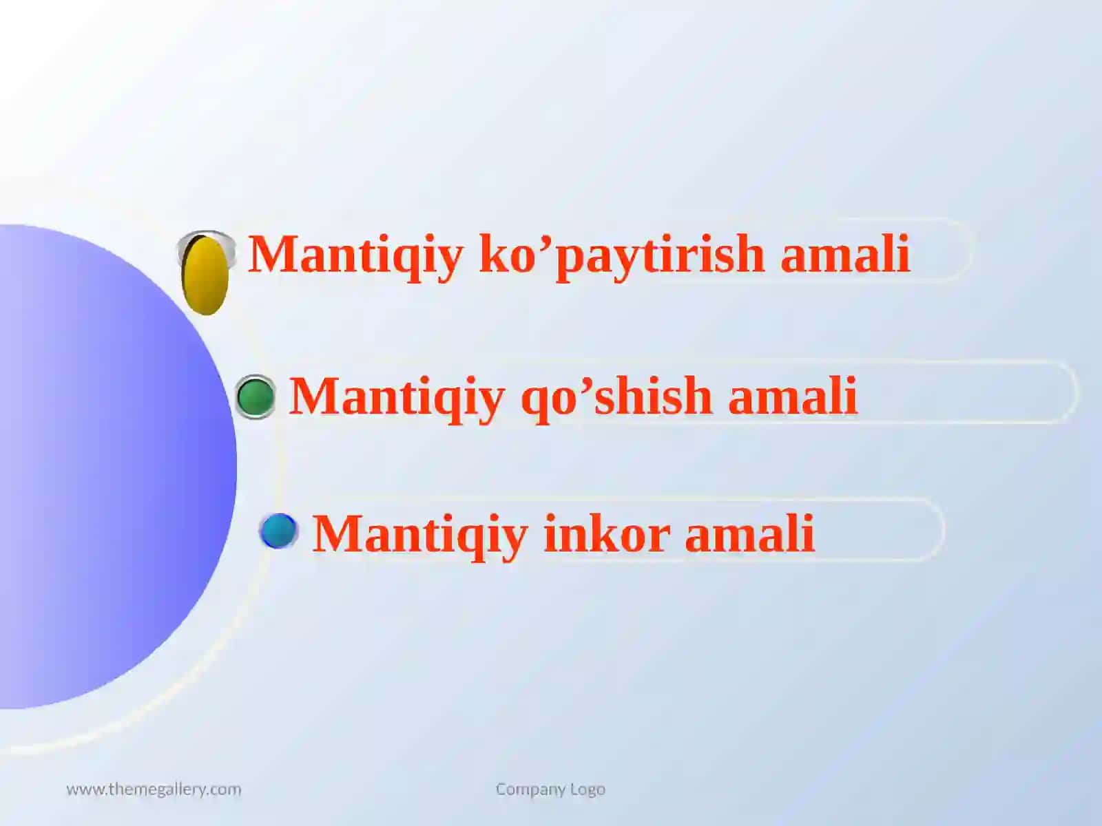 Mantiqiy mulohazalar 4