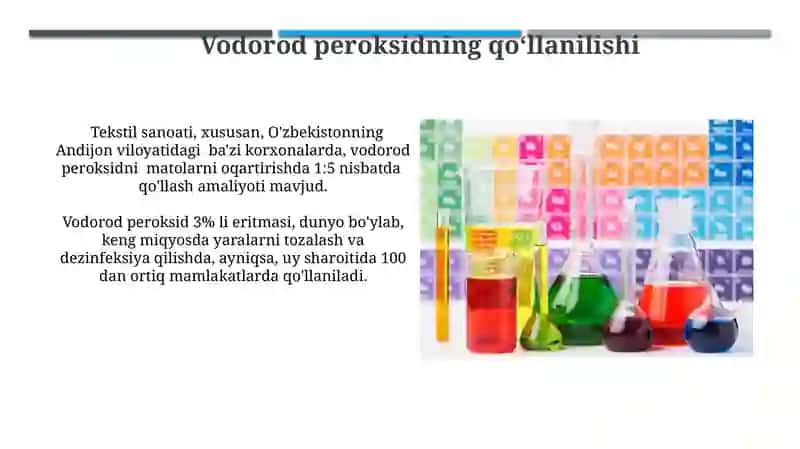 Vadorod peroksida va uning birikmalari 4