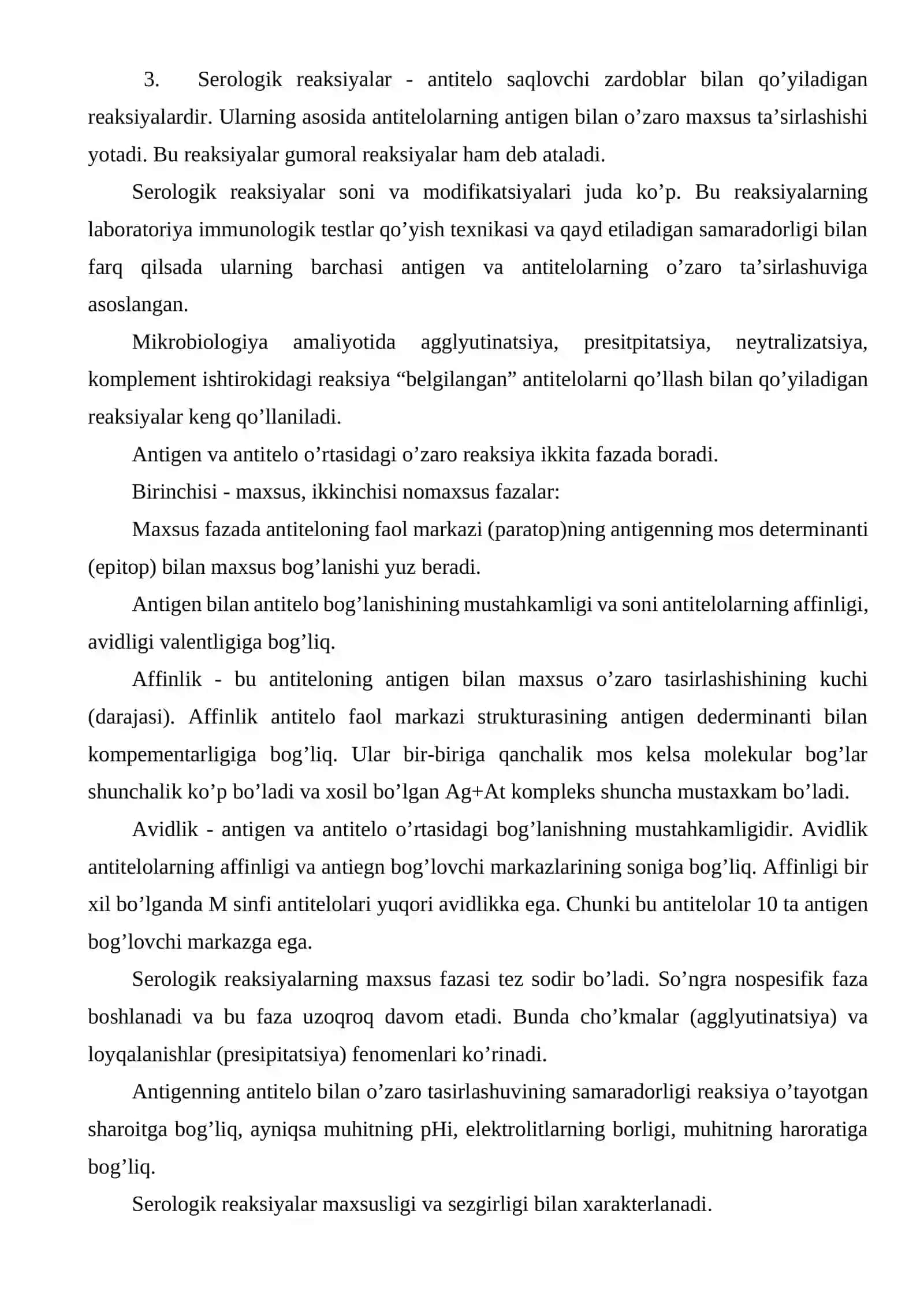 Serologik reaksiyalarning immunodiagnostikada qo’llanilishi 4