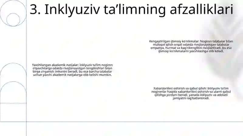 Inkuliziv Ta'Limning Umumiy Masalari 4
