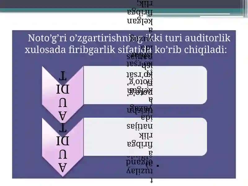 Auditorliktekshiruvidafiribgarliknianiqlash 4