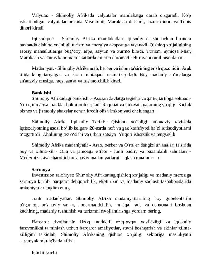 Shimoliy Afrika Xalqlari XoʻJaligi Va Madaniyati 4