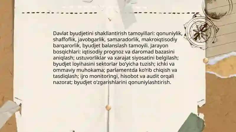 Davlat moliyasini boshqarishni tashkil etish 4