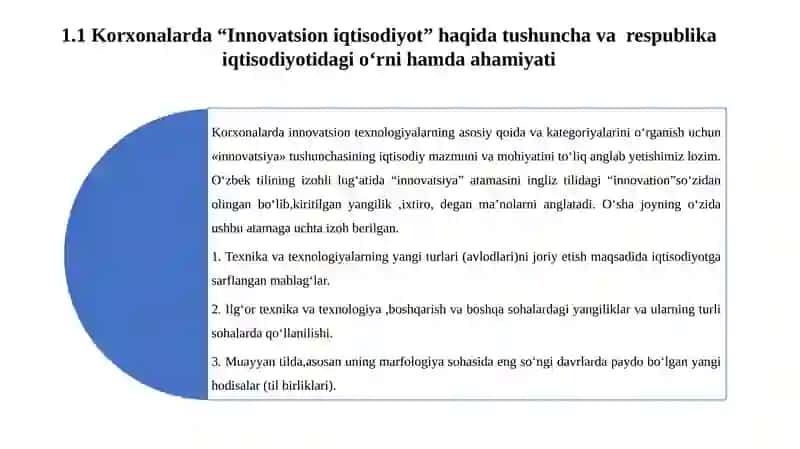 “INNOVATSION IQTISODIYOT” FANIGA KIRISH 4