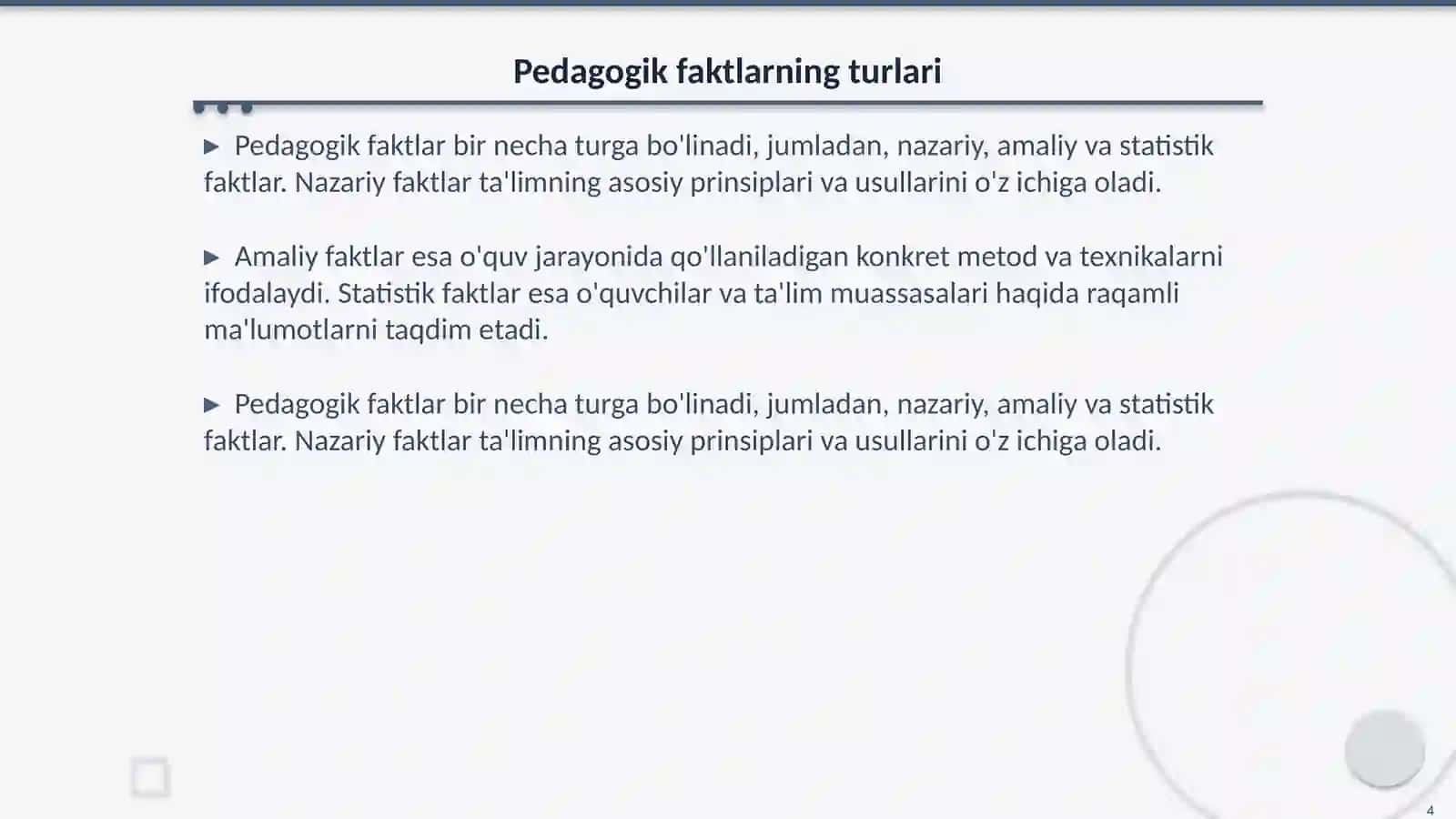 Pedagogika fakt 4