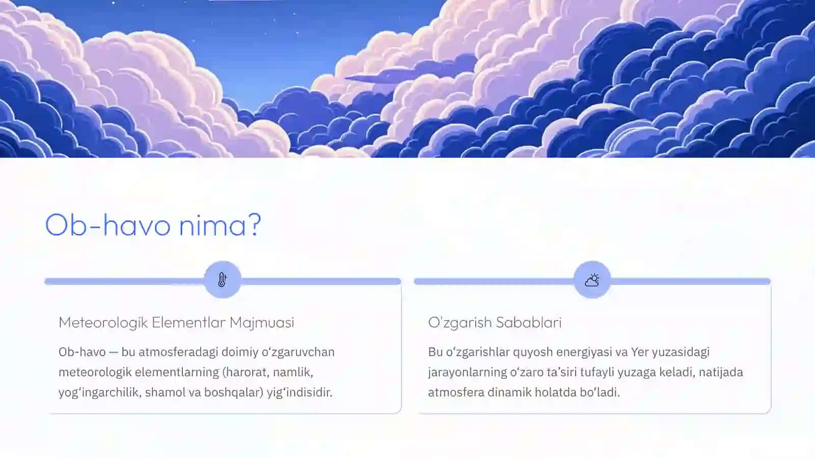 OB HAVONING QULAYLIGI VA IQLIMIY SHAROITLAR 4