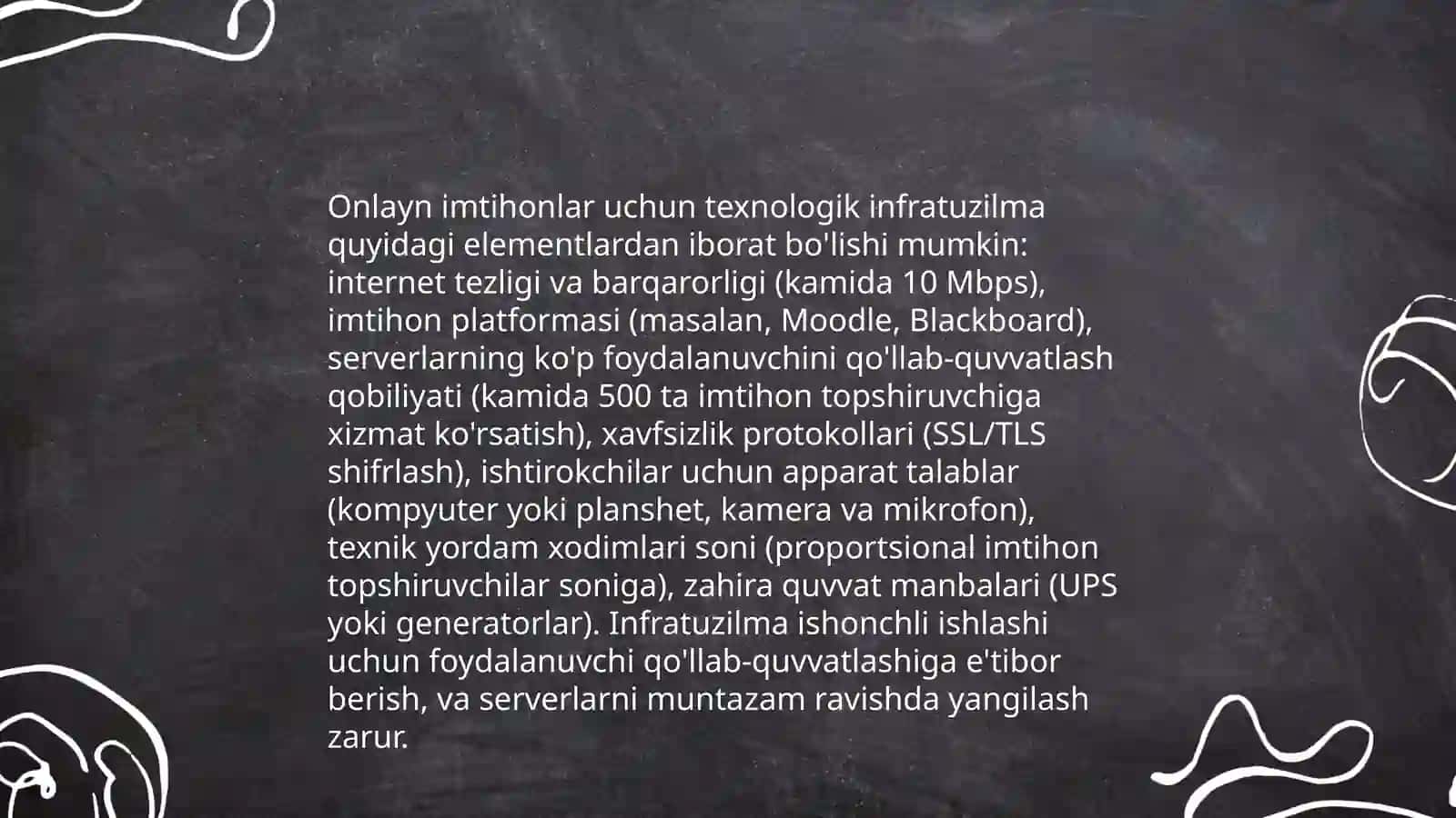 Universitetda sessiya imtihonlarini onlayn oʻtkazish 4