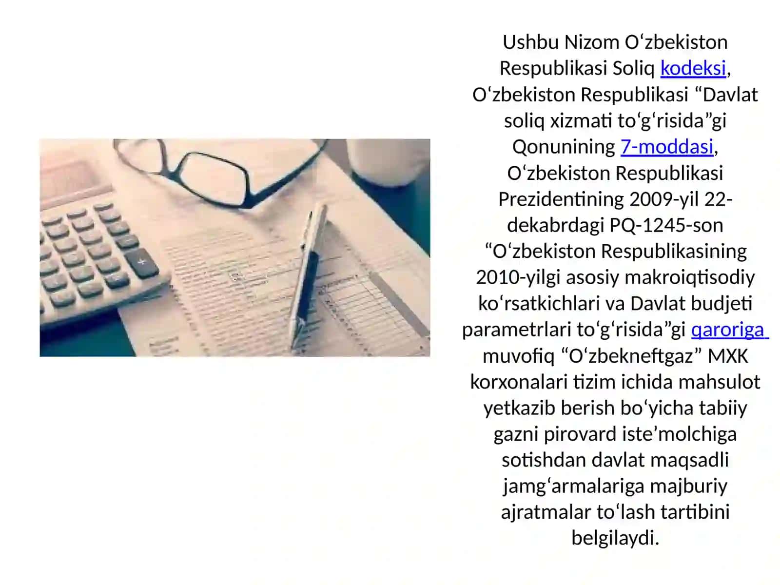 Davlat soliq xizmati to'g'risida 4