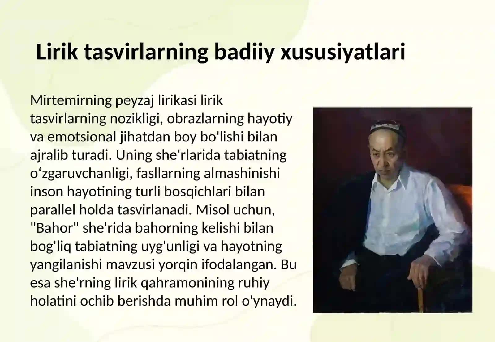 Mirtemirning peyzaj lirikasi 4