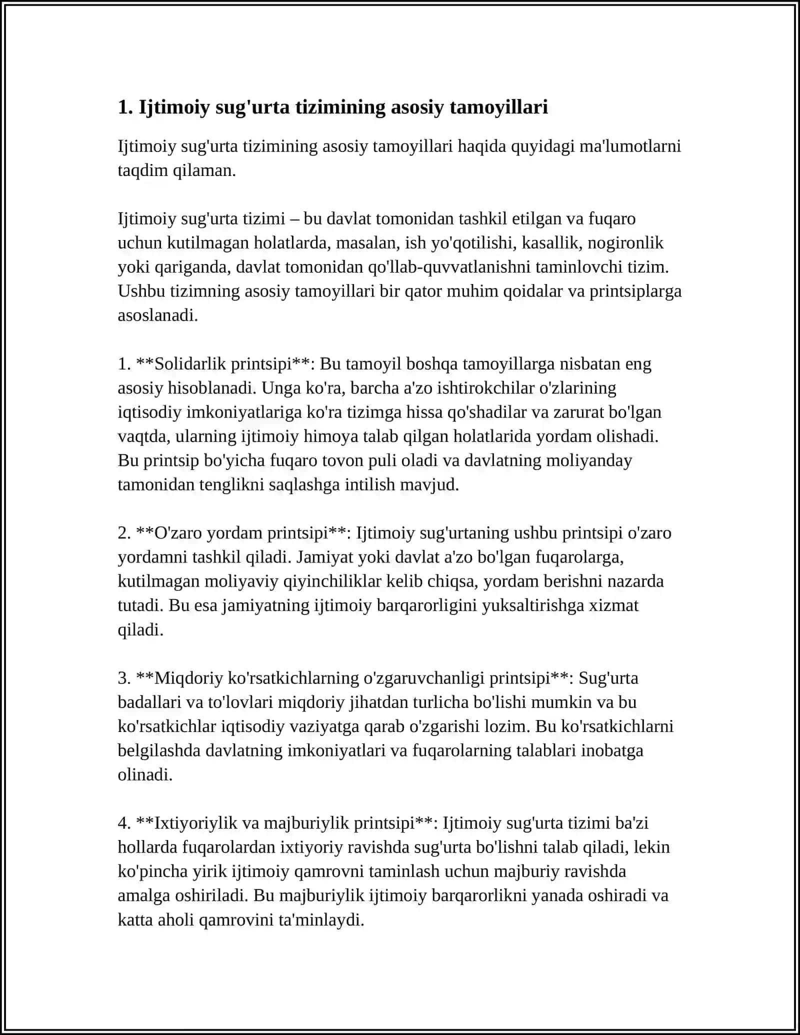 IJTIMOIY SU'G'URTA - IJTIMOIY TA'MINOTNING MODDIY-MOLIYAVIY ASOSI SIFATIDA 4