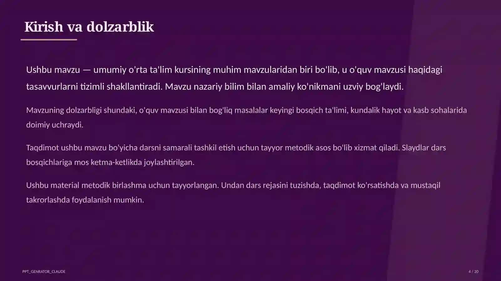 Milliy sertifikat: B+ daraja va 15% ustama 4