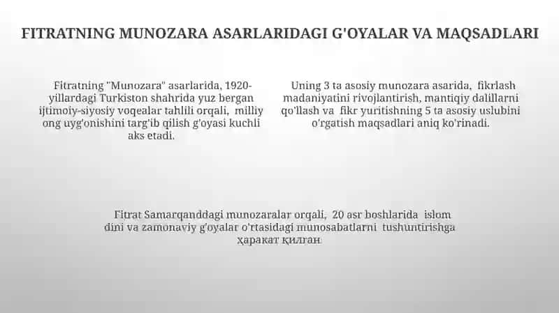 Fitratning "Munozara" Asarlari 4