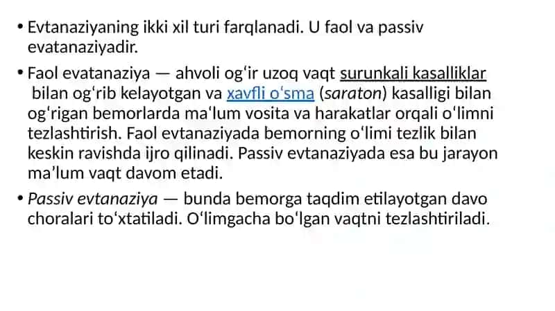 Evtanaziya muammolari 4