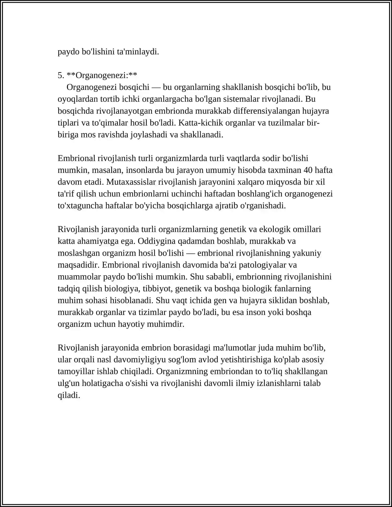 MUSTAQIL ISH 4