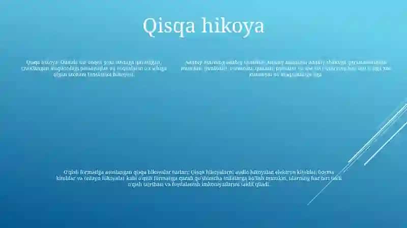 Adabiy Asarni OʻQishning Shakliga KoʻRa Turlari 4