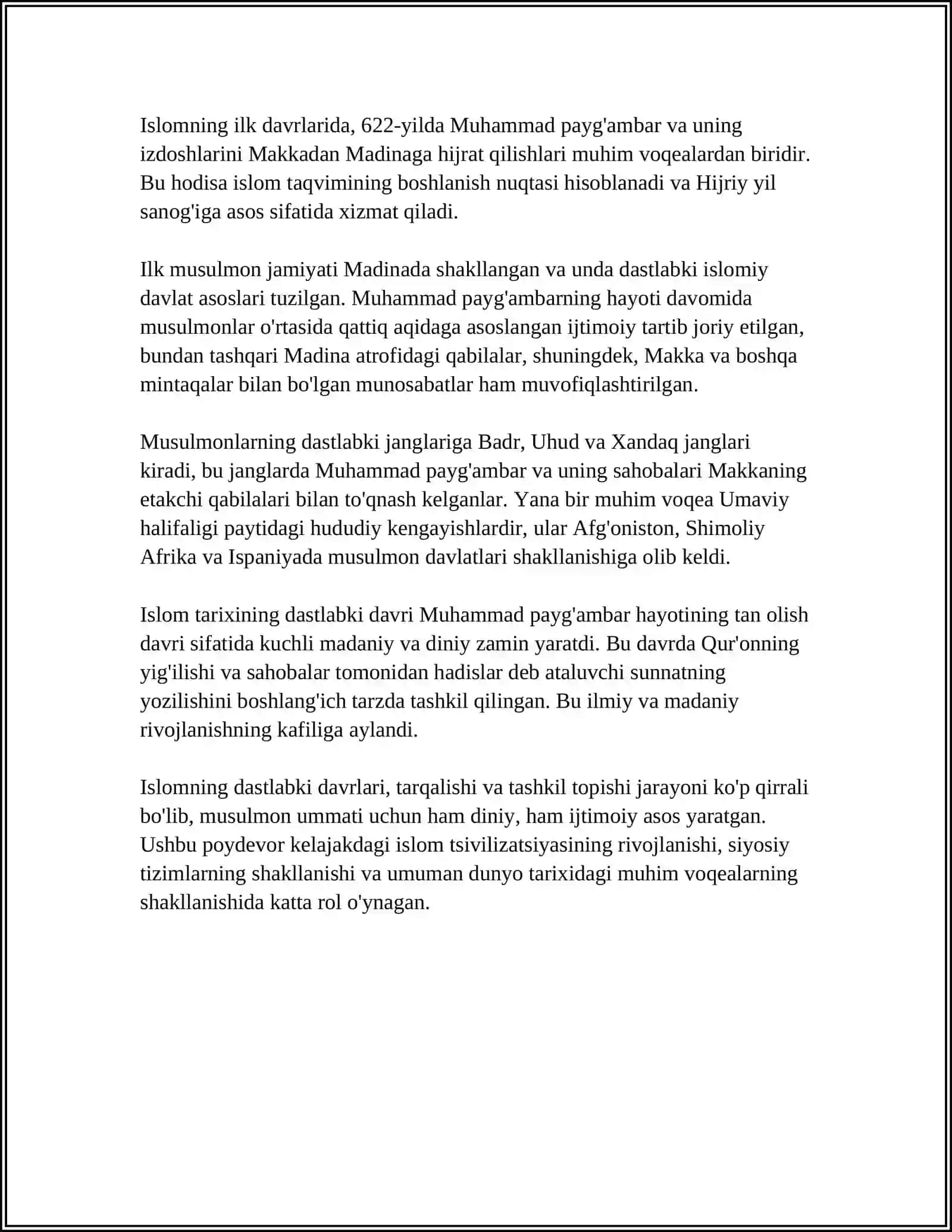 ISLOMNING VUJUDGA KELISHI VA TARQALISHI 4