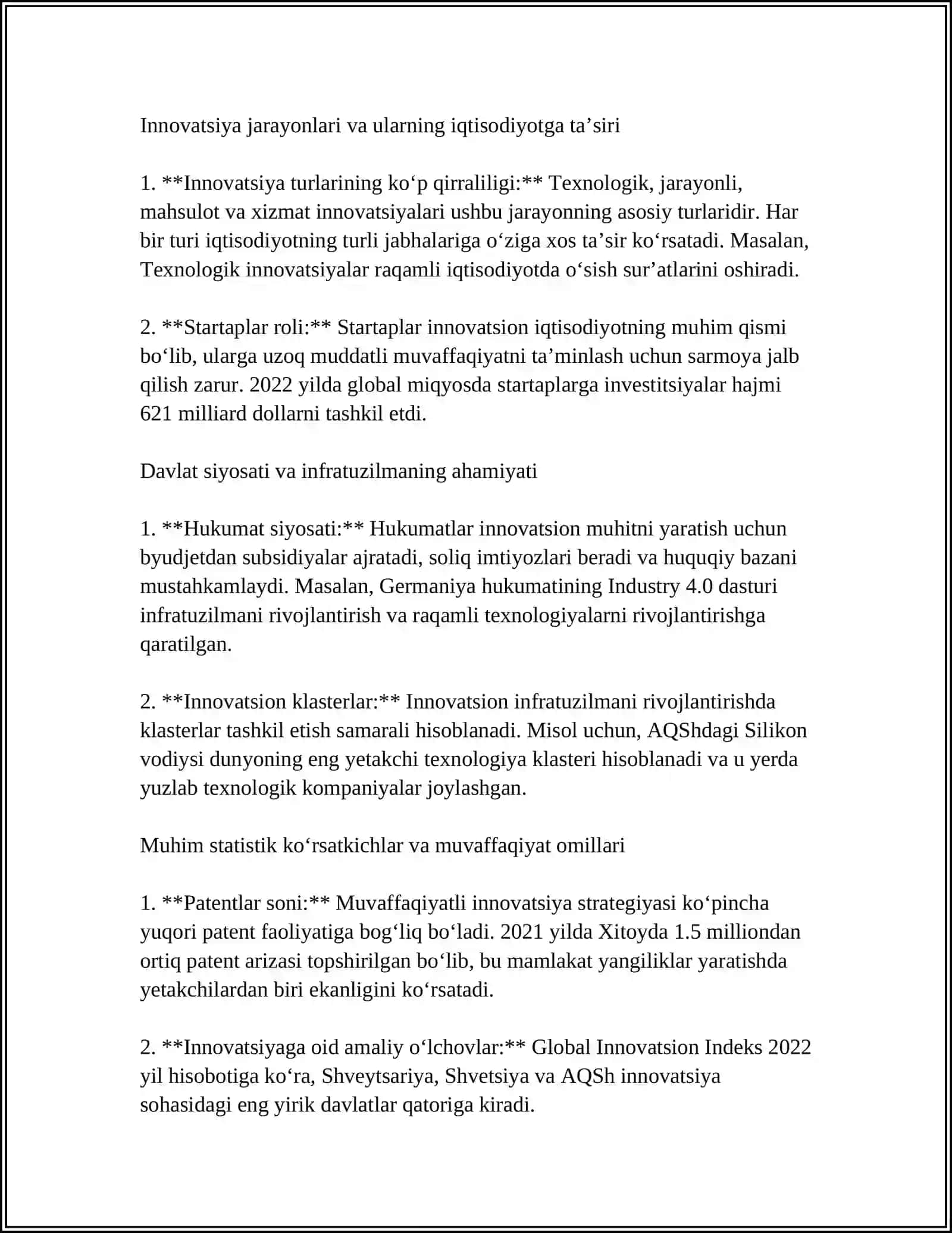 INNOVATSION STRATEGIYALAR ISHLAB CHIQISH 4
