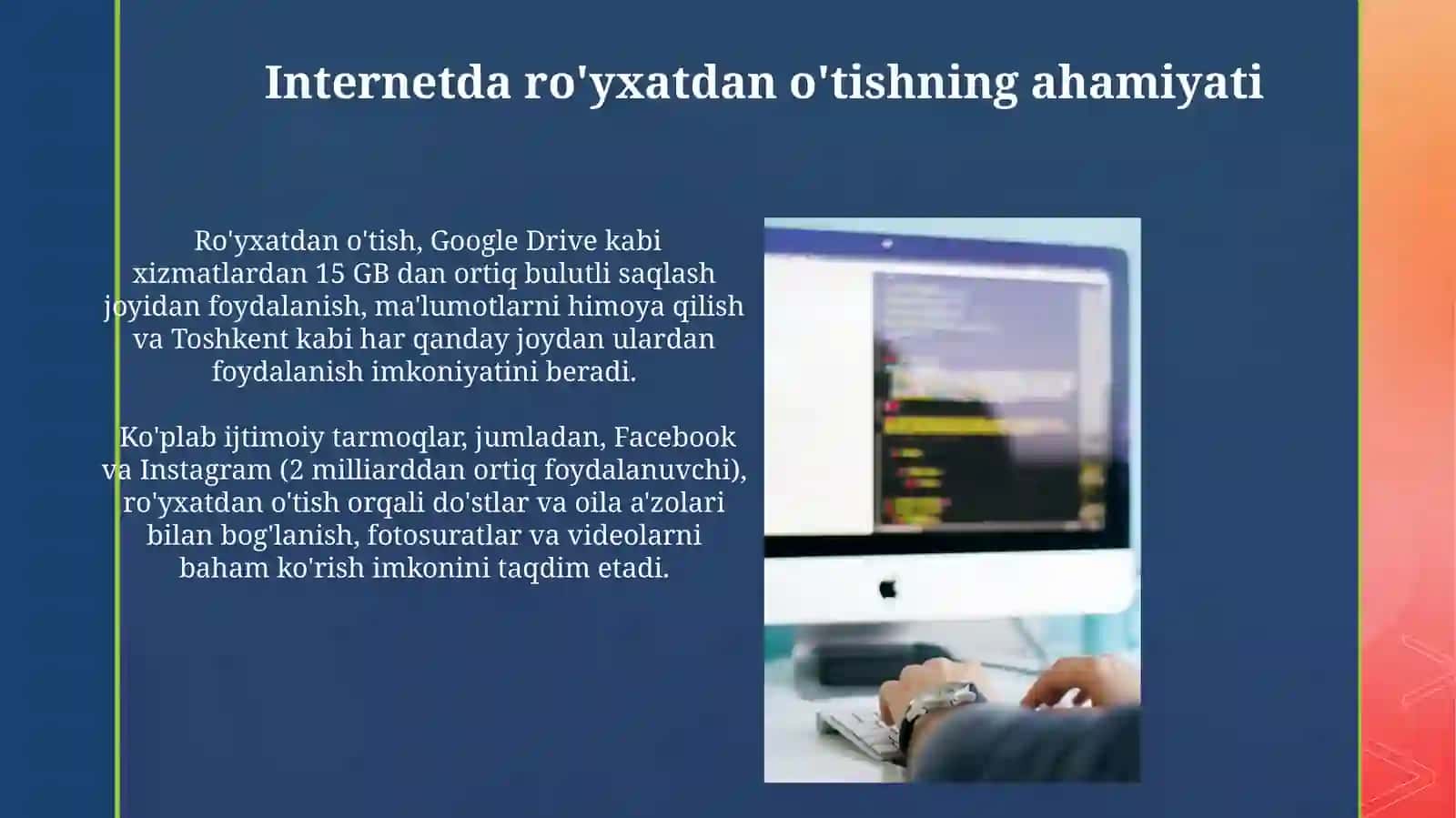 Internet tarmogida foydalanuvchilar registiratsiyasi 4