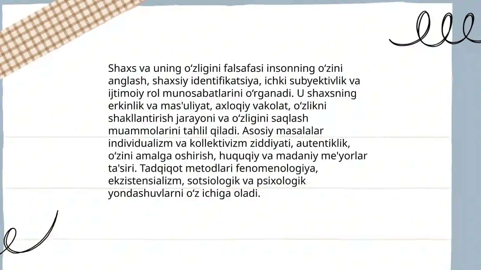 Inson falsafasi 4