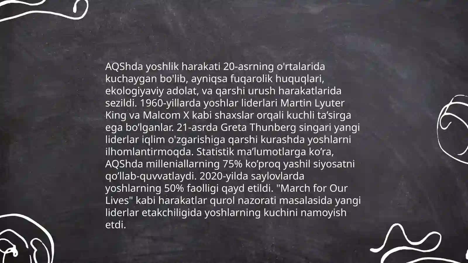 AQSH: Yangi liderlarining paydo bo'lishi 4