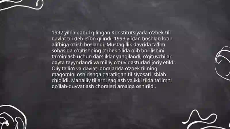 Mustaqilik davrida talim sohasidagi islohatlar 4