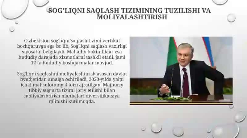 O'zbekistonda sog'liqni saqlash sohasining rivojlanishi 4