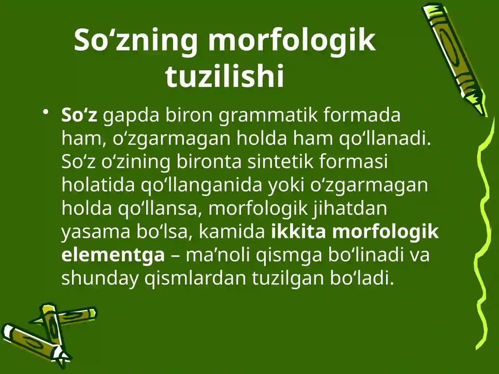 Morfologiyaga kirish 4