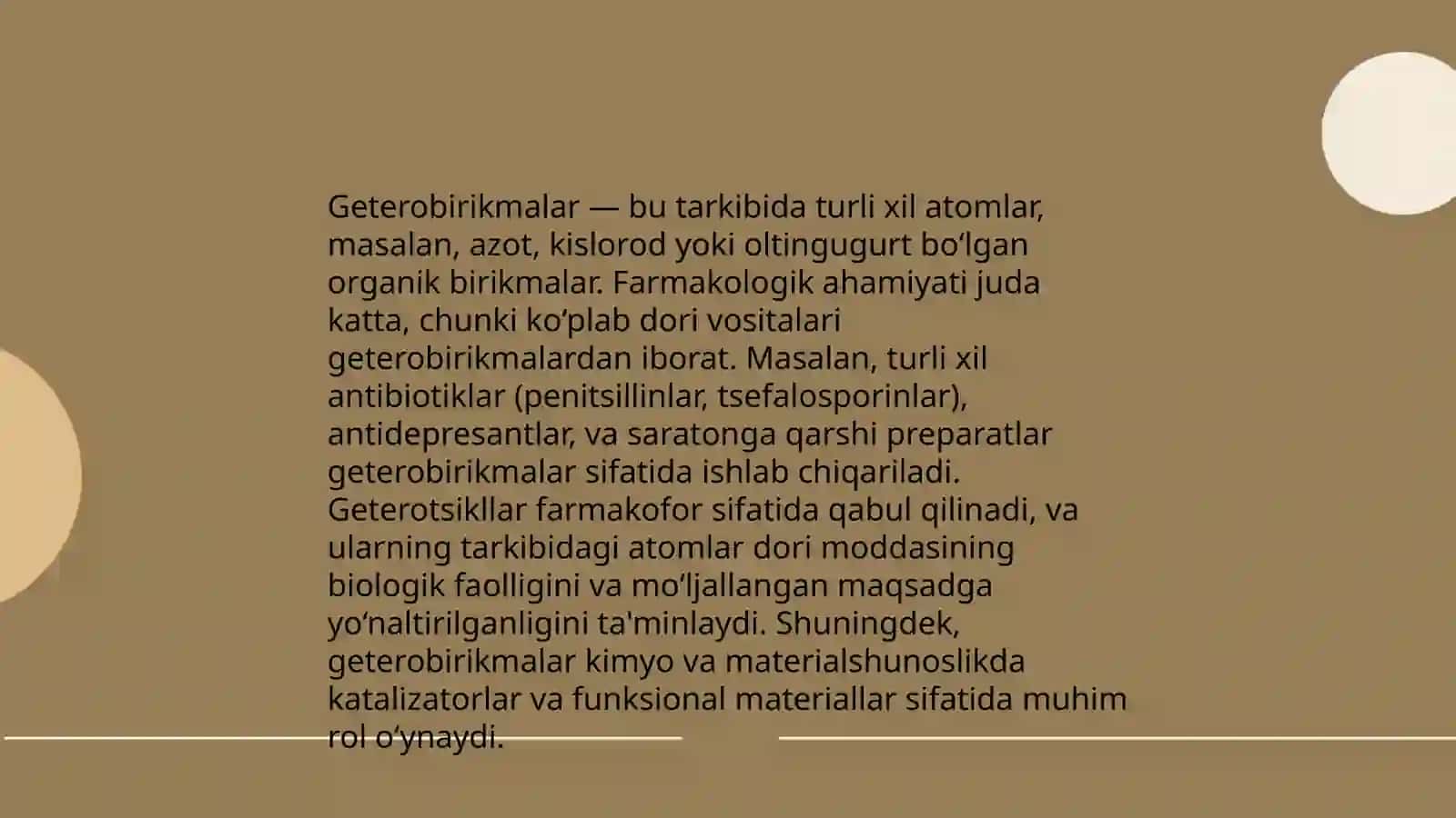 Geterobirikmalar asosida olinadigan dori vositalari 4
