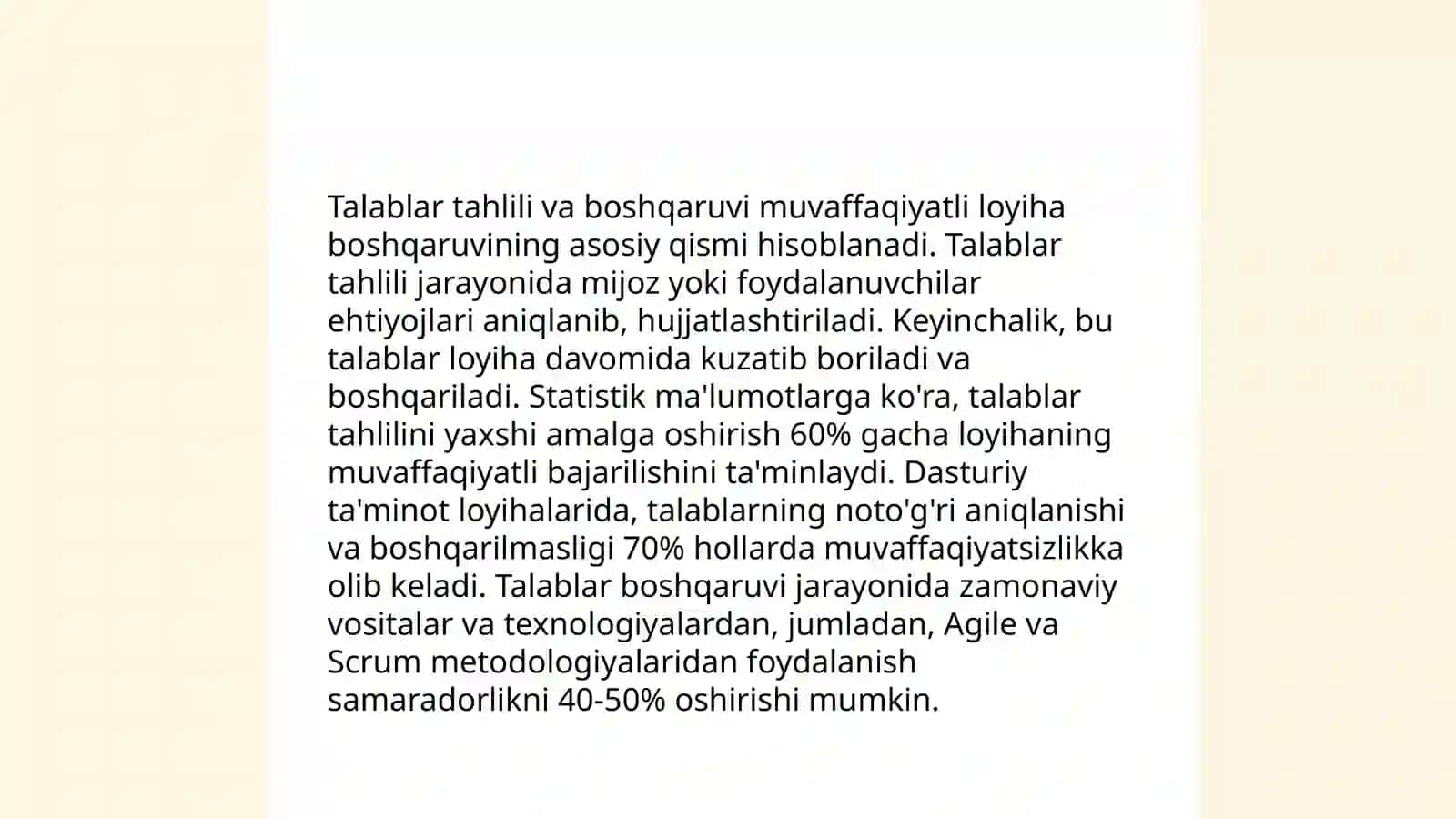 Loyihalash texnalogiyasi 4