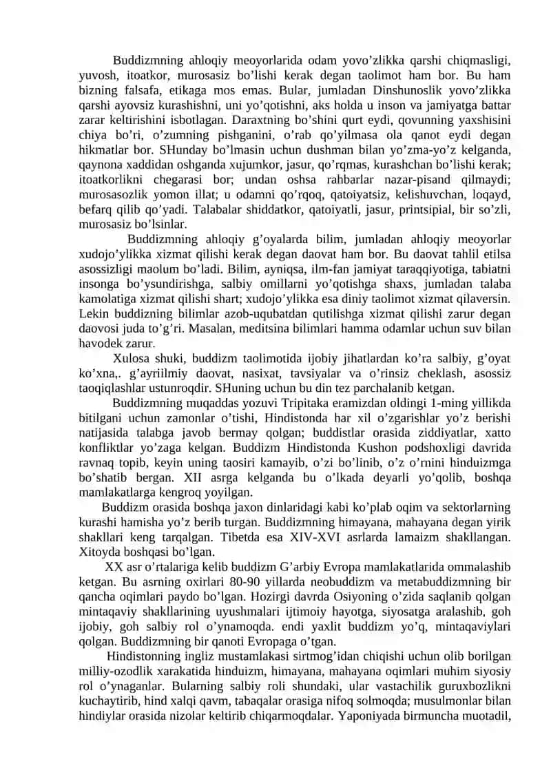 Buddizm Ta'limoti 4