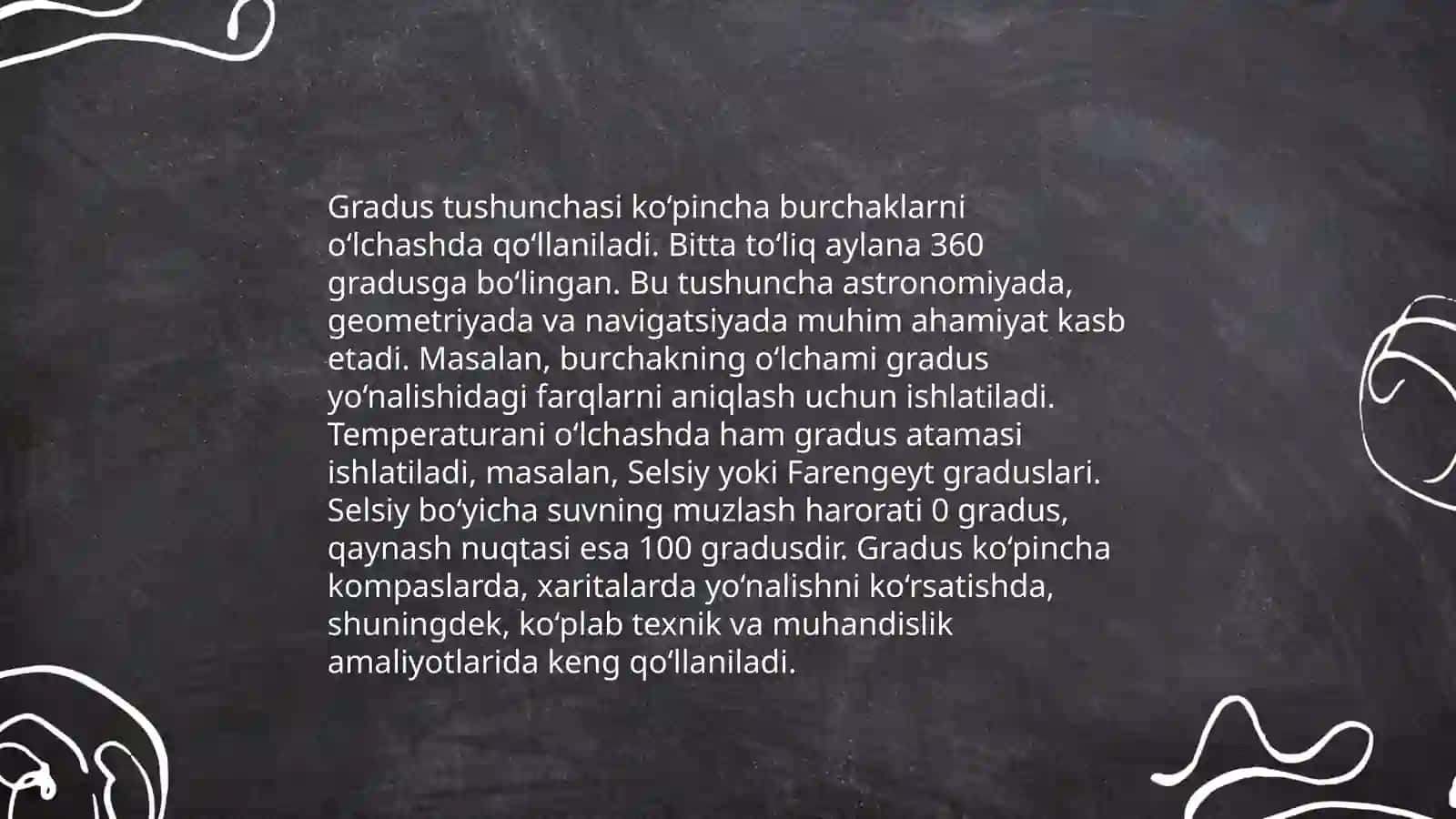 Burchak o‘lchovlari 4