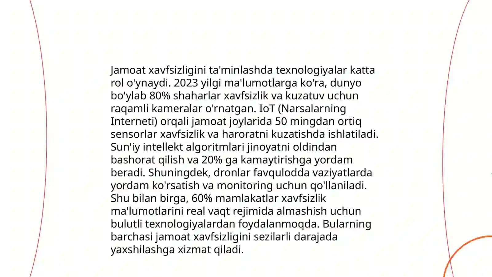 Ommaviy tadbirlarni oʻtkazishda fuqarolarning xavfsizligini va jamoat xavfsizligini taʼminlash chora tadbirlari 4