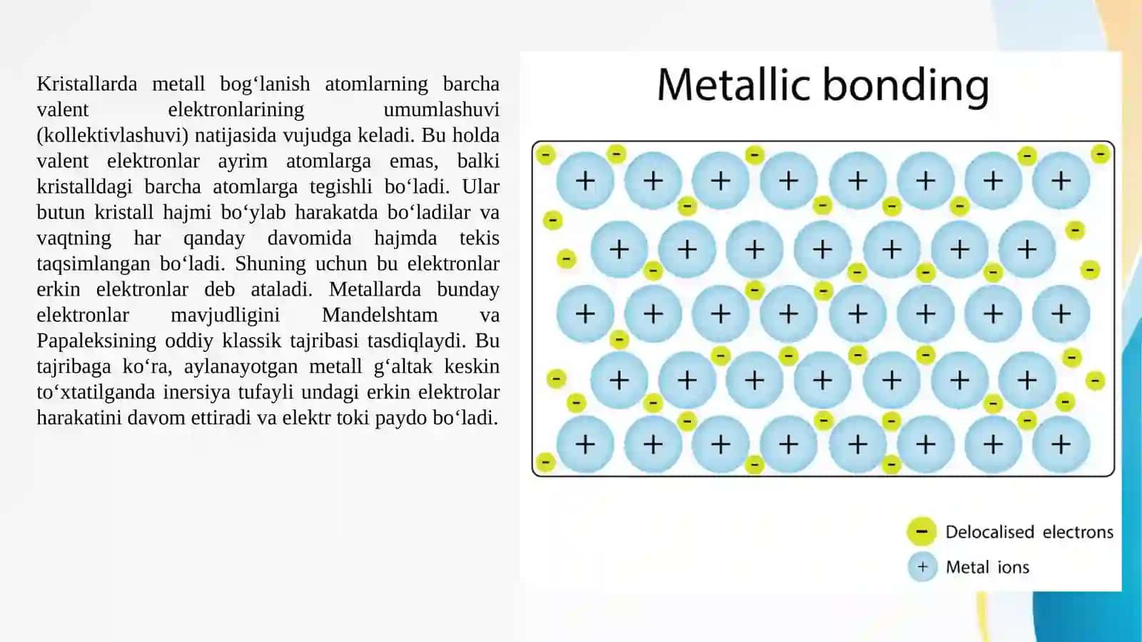 Metall bog’lanishli kristallar 4