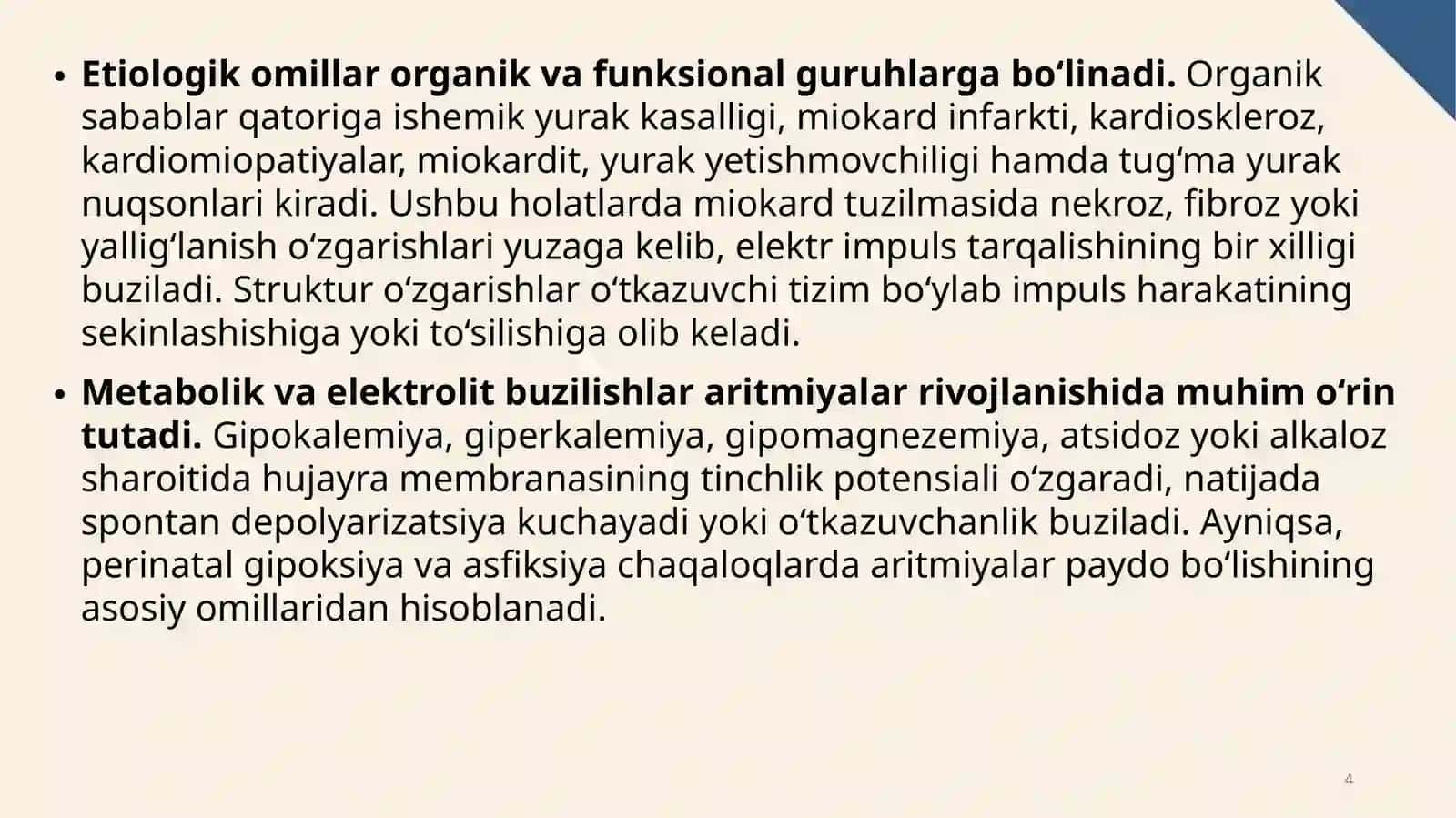 Yurakaritmiyalarini davolash prinsiplari 4